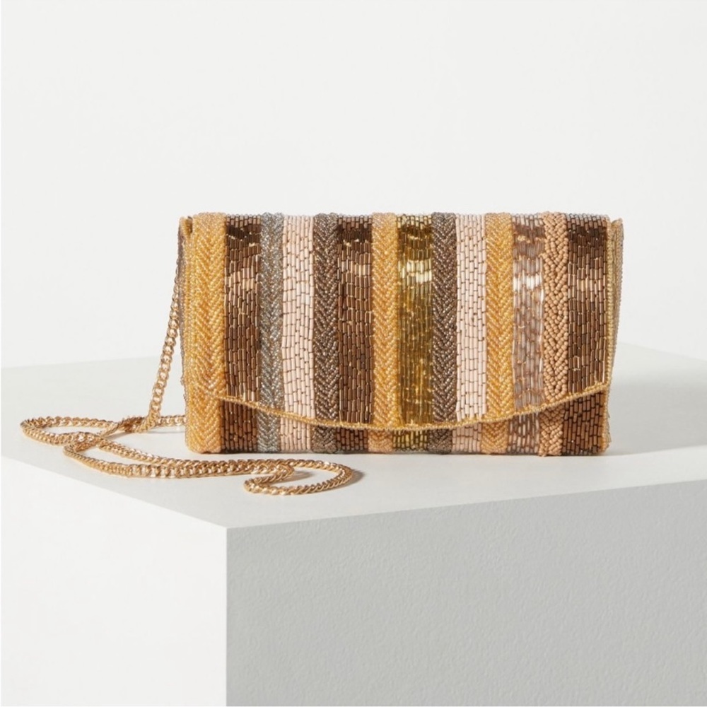 Anthropologie the cleo Clutch